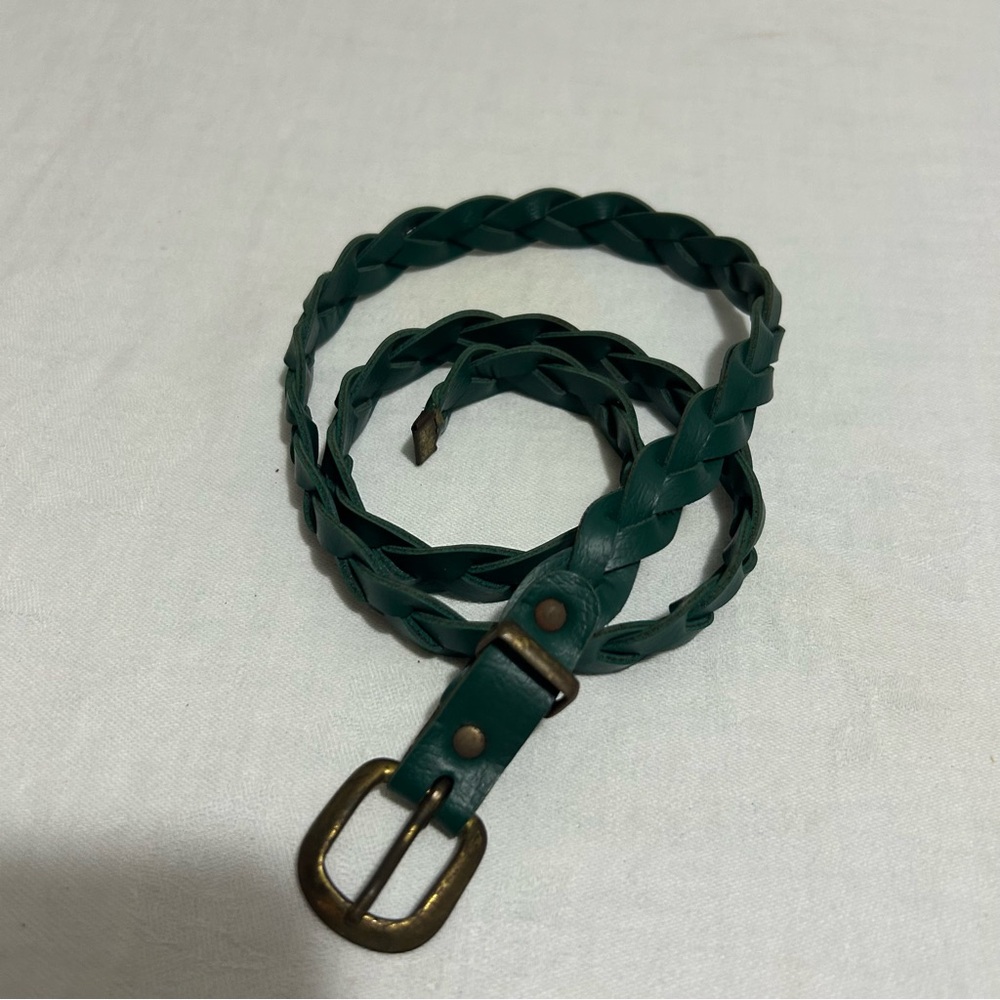 Vintage dark turquoise belt